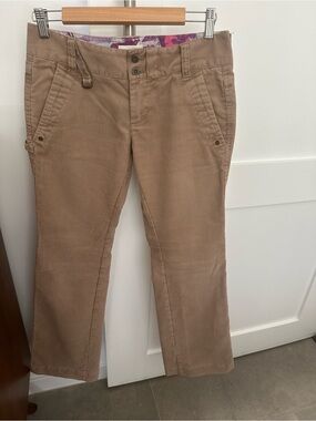 Diesel Camel/Tan Corduroy Pants with Detail.